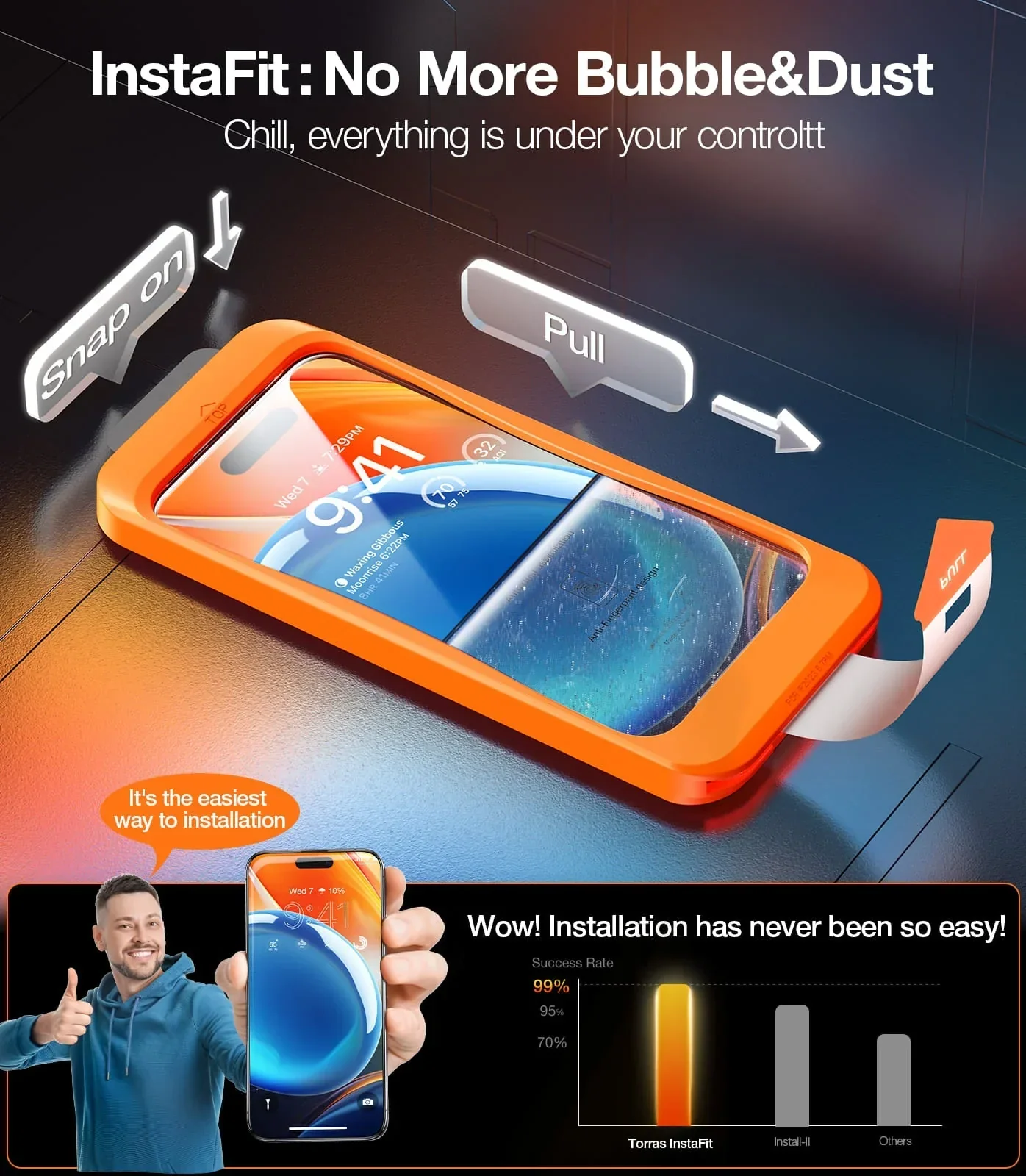 GlassGo Screen Protector for iPhone 13 - Image 6