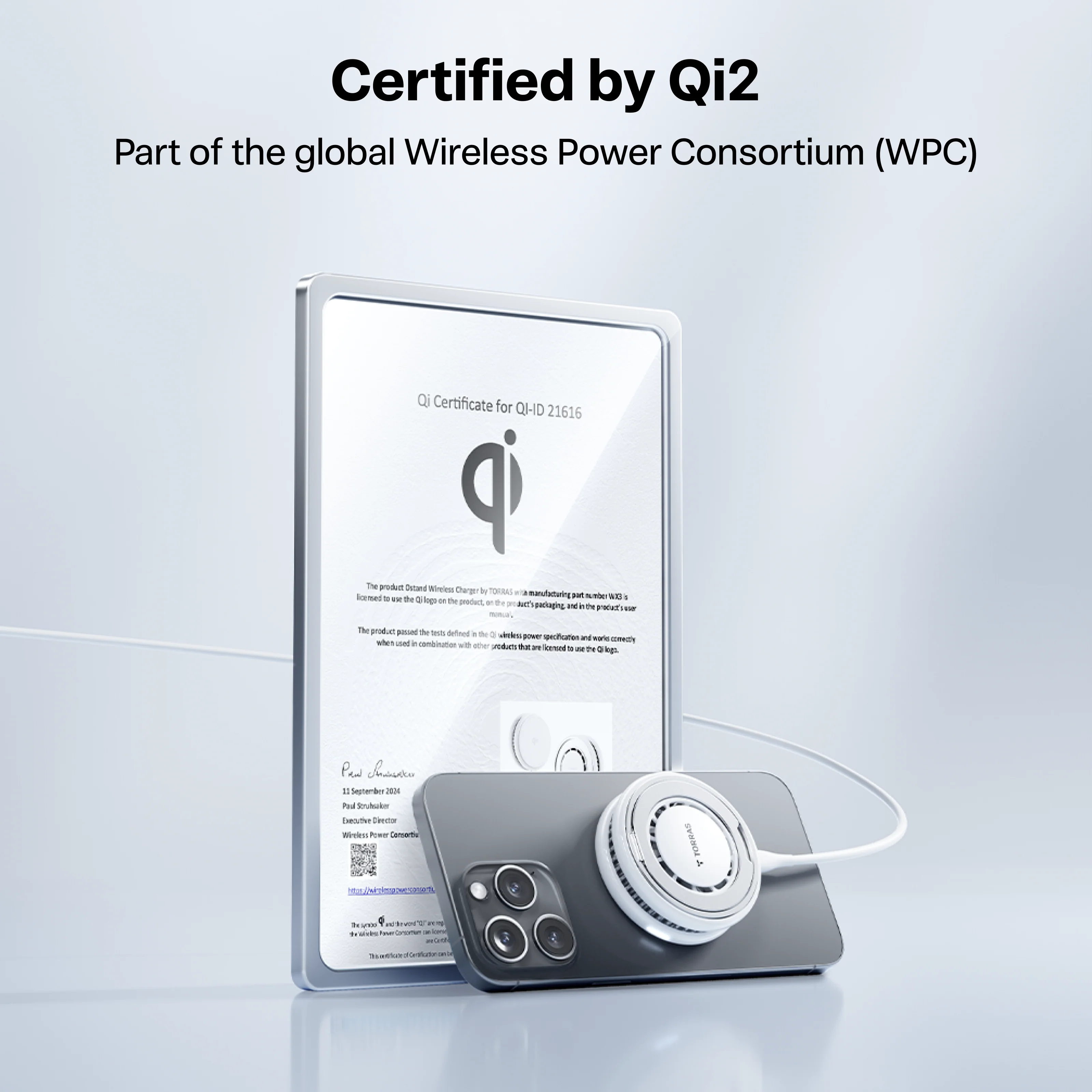 [US Only] PolarCircle Qi2 25W TEC Cooling Wireless Charger with Adapter - Image 8